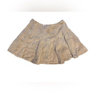 Mustard Seed Pink Pleated Mini Skirt Size Small.